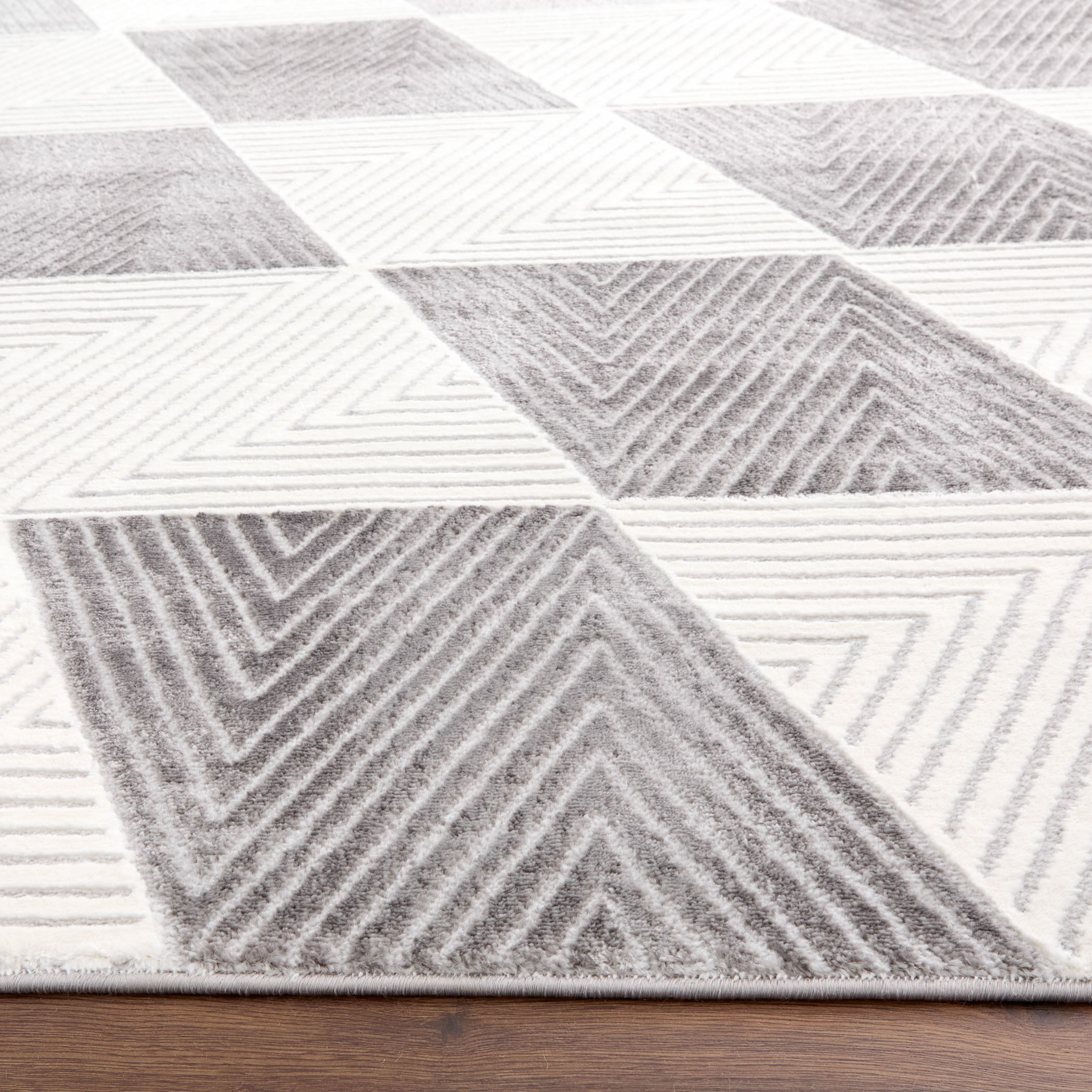 Brenta 158 X 118 inch Black/White Rug in 10 x 13