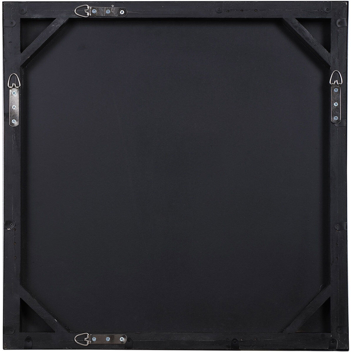 Redondo Whitewashed Pine and Silver Wood Wall Decor