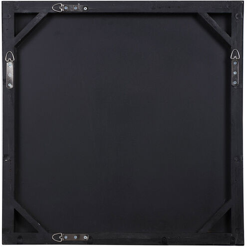 Redondo Whitewashed Pine and Silver Wood Wall Decor