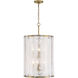 Veil 6 Light 16 inch Legacy Brass Pendant Ceiling Light