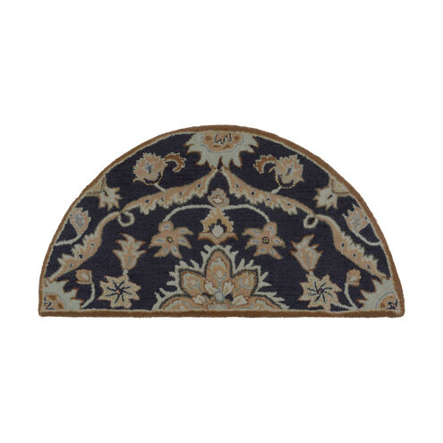 Edda 48 X 24 inch Ink Blue Rug, Hearth