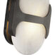 Odin 1 Light 9.38 inch Urban Bronze ADA Wall Sconce Wall Light in Urban Bronze and Alabaster