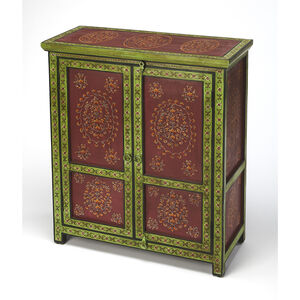 Disha Hand Painted Artifacts Chest/Cabinet