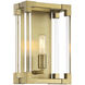Vantage Oro District 1 Light 7 inch Soft Brass Wall Sconce Wall Light