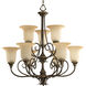 Kensington 9 Light 31.5 inch Forged Bronze Chandelier Ceiling Light