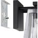 Valentin 2 Light 15 inch Matte Black Vanity Light Wall Light