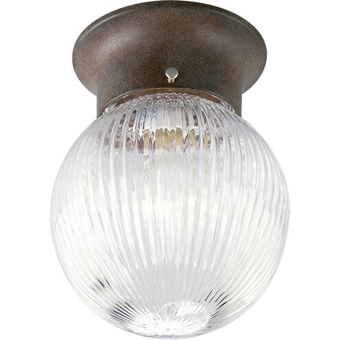 Glass Globe 1 Light 6 inch Cobblestone Close-to-Ceiling Ceiling Light