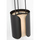 Anne-Marie Barton Armise LED 11 inch Matte Carbon Pendant Ceiling Light