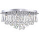Brianna 12 Light 24 inch Chrome Flush Mount Ceiling Light
