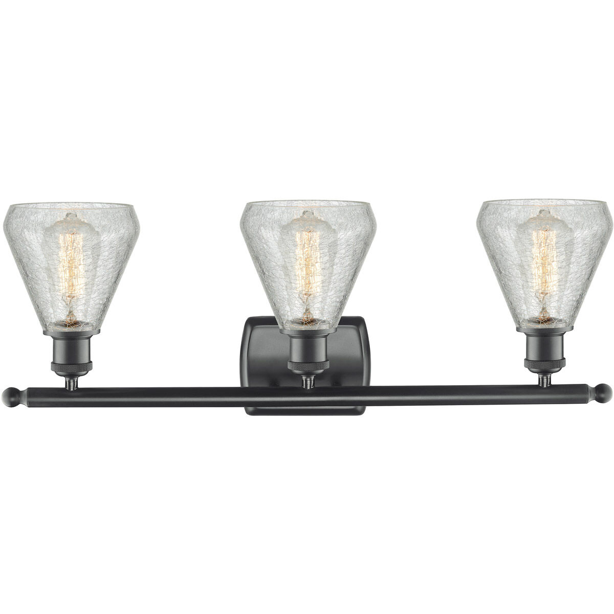 Ballston Conesus LED 26 inch Matte Black Bath Vanity Light Wall Light, Ballston