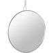 Stopwatch 33.25 X 30 inch Polished Nickel Accent Wall Mirror, Varaluz Casa