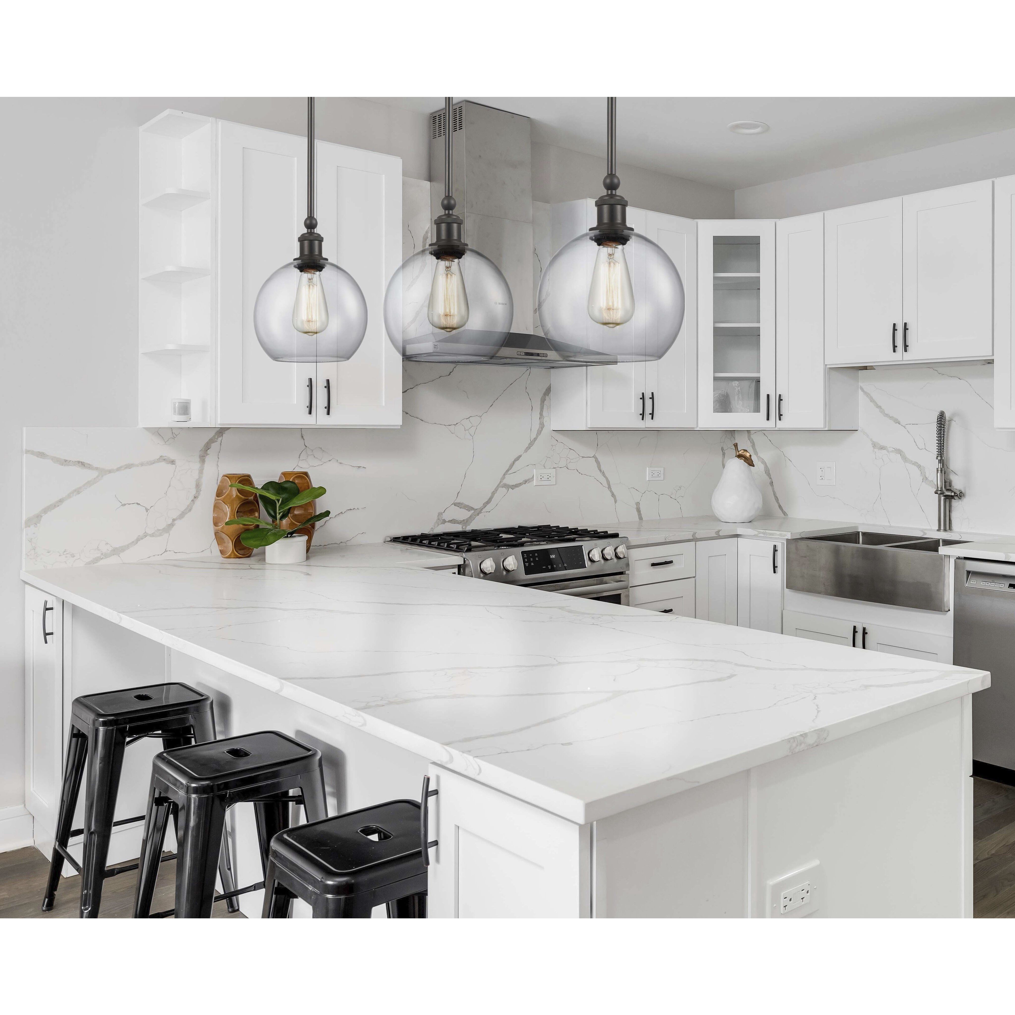 Ballston Concord 1 Light 8 inch Matte Black Mini Pendant Ceiling Light in Incandescent, Clear