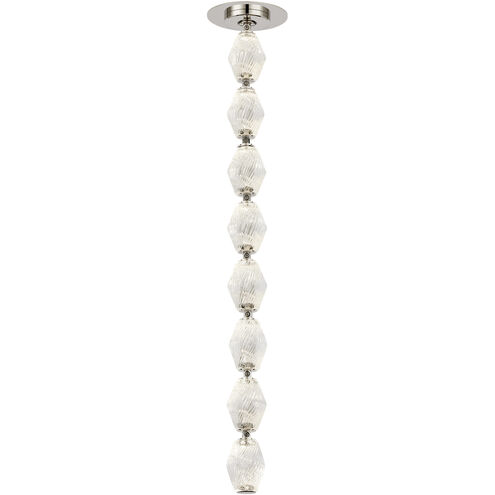 Sean Lavin Collier LED Polished Nickel Pendant Ceiling Light, Integrated LED