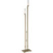 Metra Twin 74.7 inch 60 watt Soft Gold Floor Lamp Portable Light, Tall