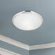 Malta 2 Light 15 inch Chrome Flush Mount Ceiling Light