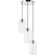 Collier 3 Light 16.3 inch Chrome Pendant Ceiling Light