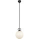 Fiore 1 Light 9.88 inch Matte Black Pendant Ceiling Light