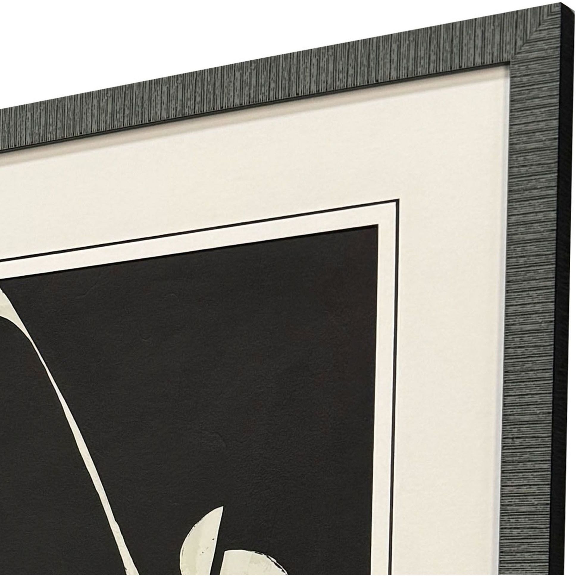 Neutral Spring Black and White Framed Art