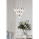 Eren 10 Light 11 inch Chrome Pendant Ceiling Light