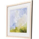 Springtide Palette Blue and Green and White Framed Art