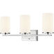 Verlana 3 Light 22 inch Chrome Bathroom Vanity Light Wall Light