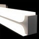 Bifold LED 34.25 inch Brushed Nickel Bath Vanity & Wall Light, dweLED