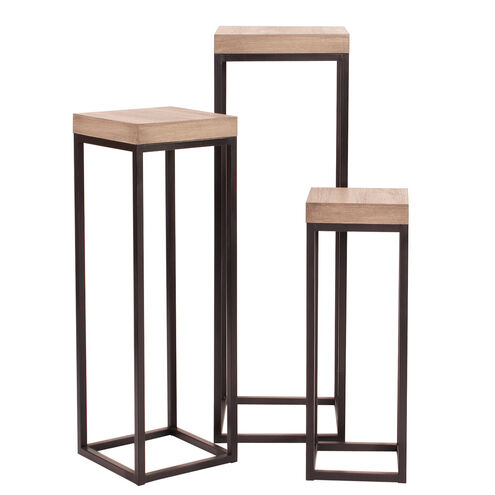 Carter 43 X 14 inch Wood and Metal Pedestal, Set of 3