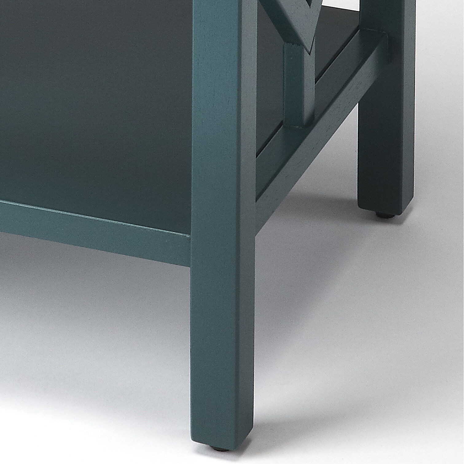 Halcyon Teal 24 X 17 inch Butler Loft Accent Table