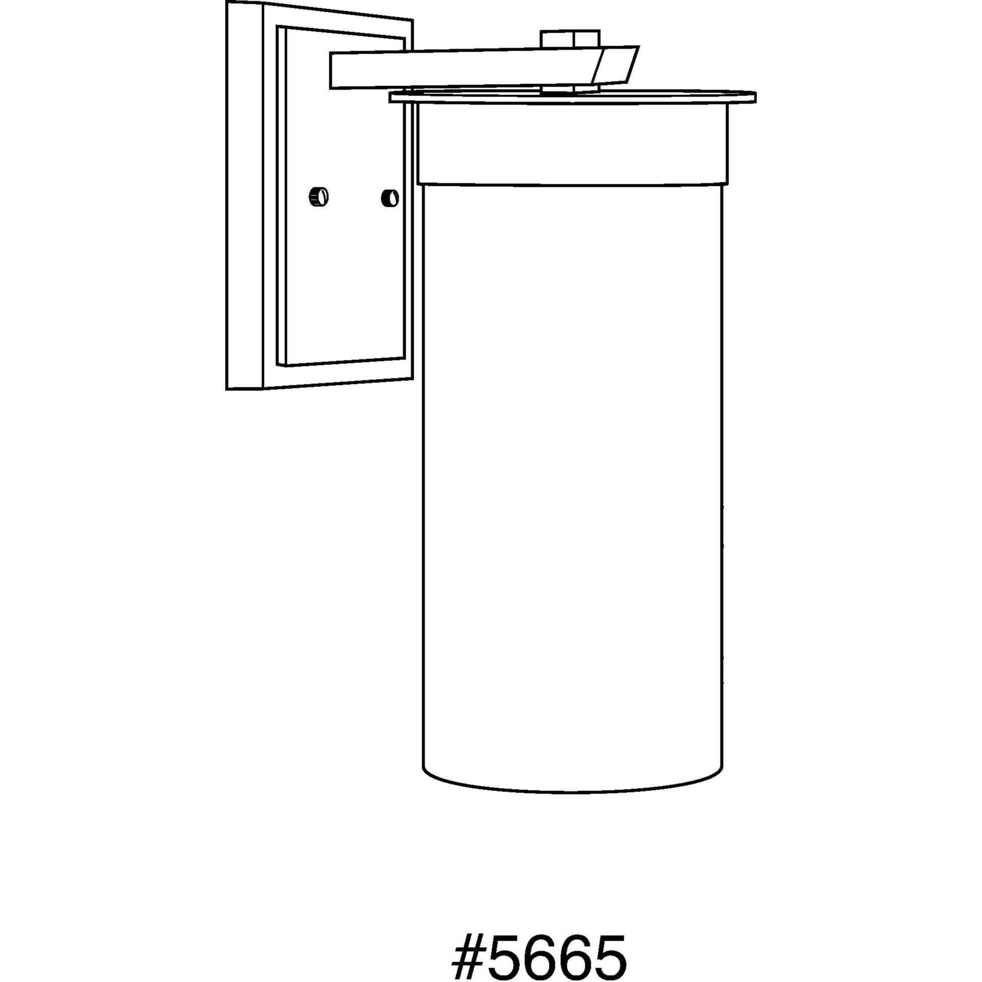 Hawthorne 1 Light 16 inch Textured Black Outdoor Wall Lantern, Large