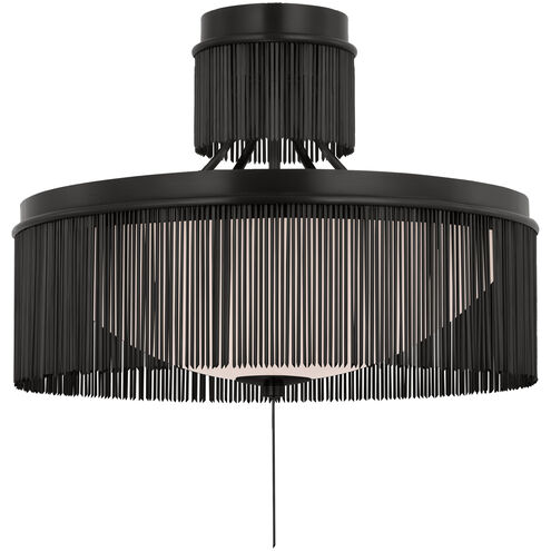 Fisher Weisman Sutton LED 21 inch Bronze Flush Mount Ceiling Light