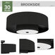 Brookside 30 inch Matte Black Ceiling Fan