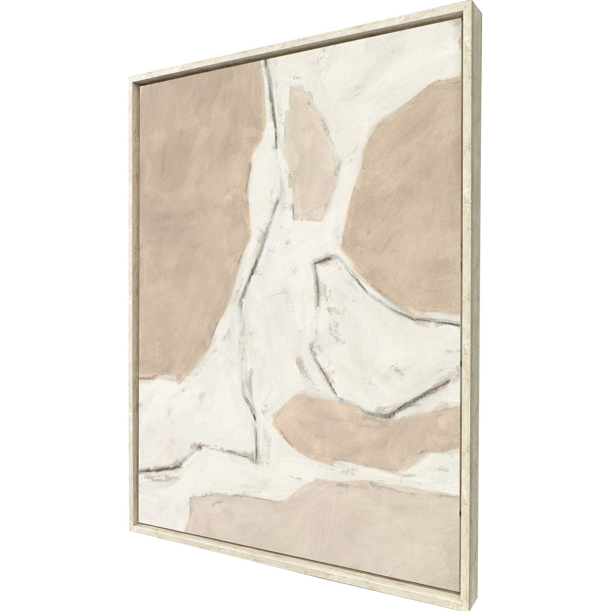 Conversations Pink and Beige and Neutral Canvas