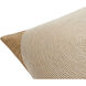 Eternity 22 X 22 inch Beige / Brown Accent Pillow