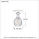 Genie 1 Light 9 inch Polished Chrome Semi-Flush Mount Ceiling Light