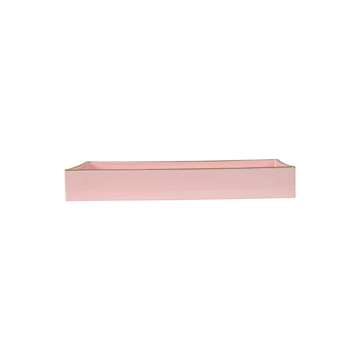 Square Blush Pink/Gold Tray