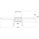 Hug 44 inch Matte White Flush Mount Ceiling Fan