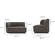 Yoon Grey Chaise, Left