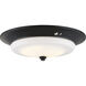 Brentwood LED 15 inch Aged Bronze Flush Mount Ceiling Light