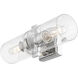 Clarion 2 Light 5 inch Polished Chrome Vanity Sconce Wall Light