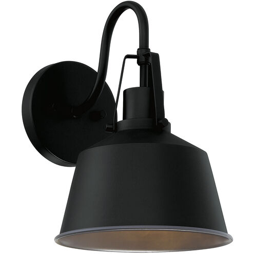 Farmhouse Outdoor Wall Lantern in Black