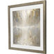 Gravity Gray and Beige and Blue and Yellow Framed Art