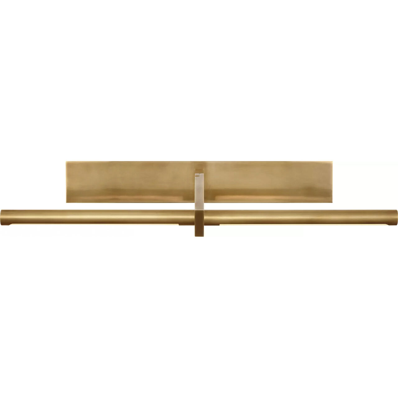Kelly Wearstler Axis 25 watt 24.5 inch Antique-Burnished Brass Pivoting Library Light Wall Light