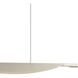 Luma Linear Pendant Ceiling Light in Sand Nickel