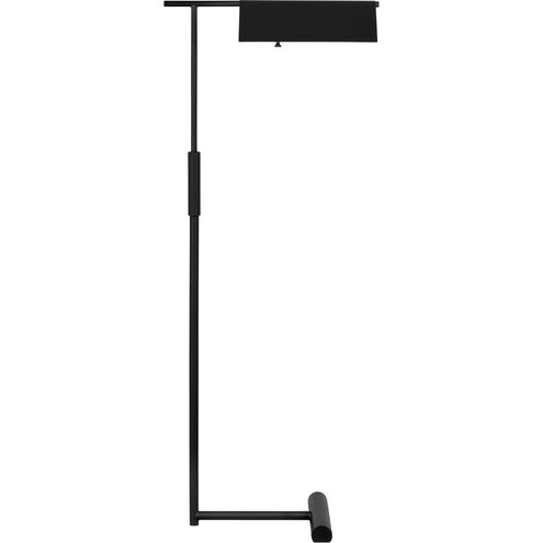 C&M by Chapman & Myers Foles 46 inch 9 watt Midnight Black Task Floor Lamp Portable Light