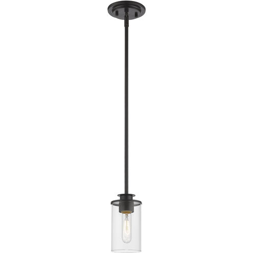 Savannah 1 Light 4.5 inch Bronze Pendant Ceiling Light
