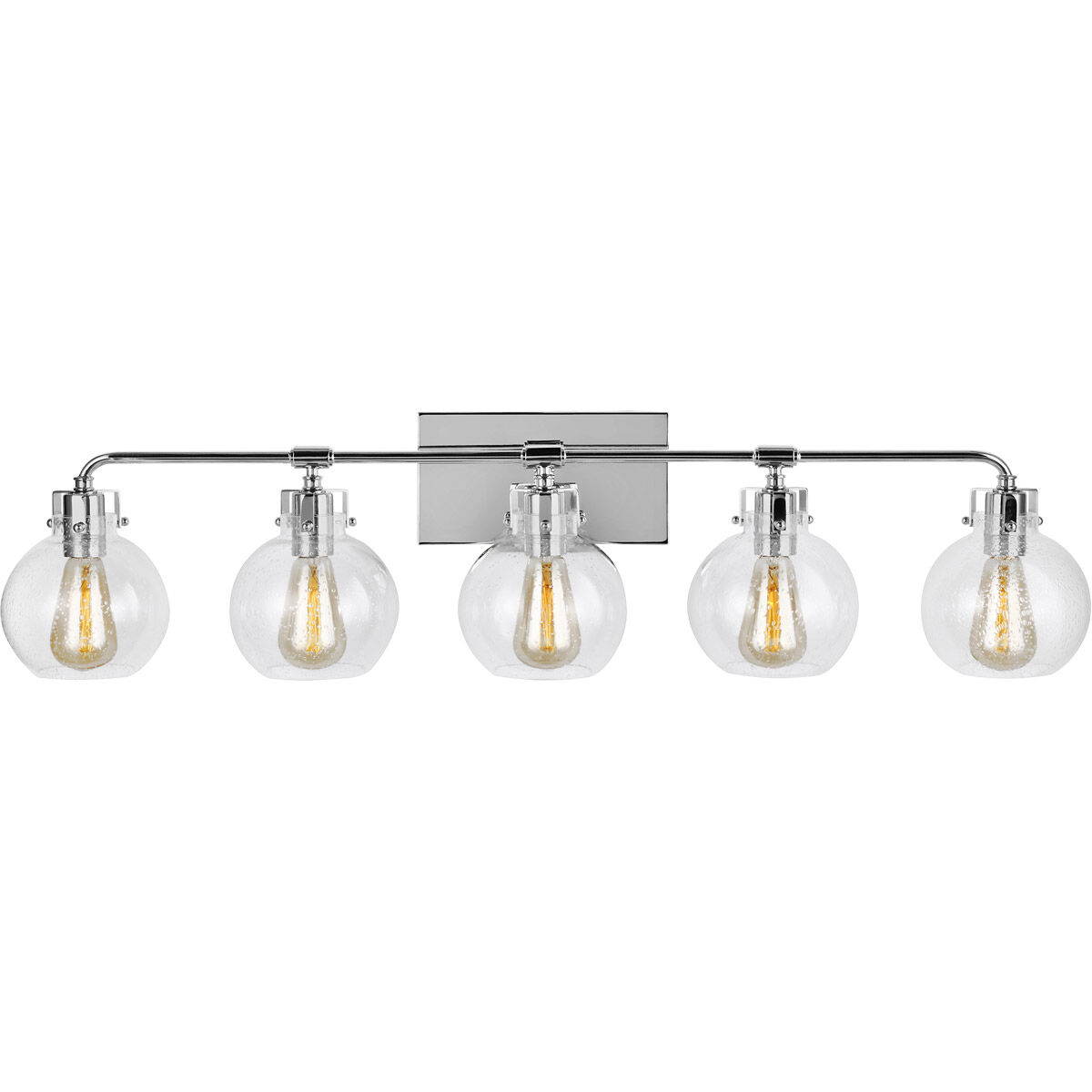 Sean Lavin Clara 5 Light 40 inch Chrome Vanity Light Wall Light