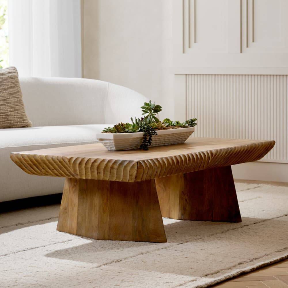 Jetson 51 X 29.5 inch Washed Tobacco Cocktail Table