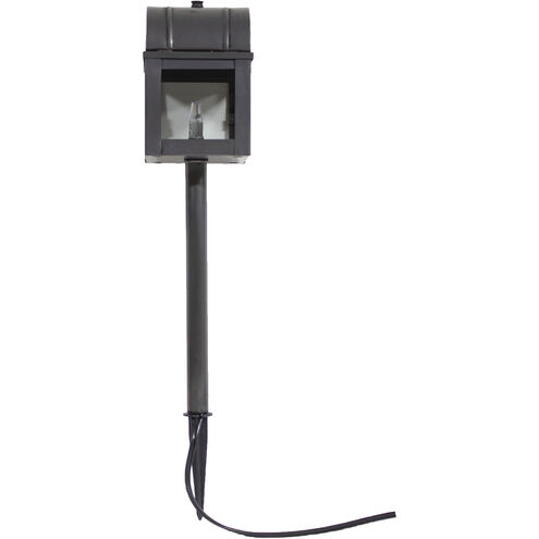 Hawthorne Adams Antique Brass Path Light in Clear Glass