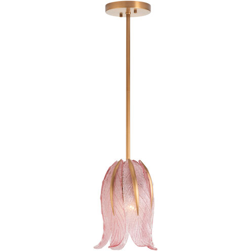 Everly 3 Light 7 inch Pink and Gold Pendant Ceiling Light