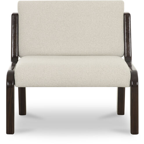 Edie White Accent Chair